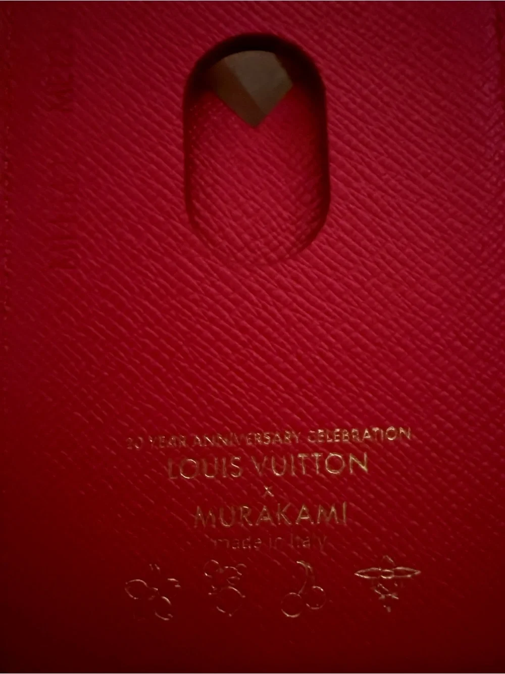 LV x Murakami Magnetic card case